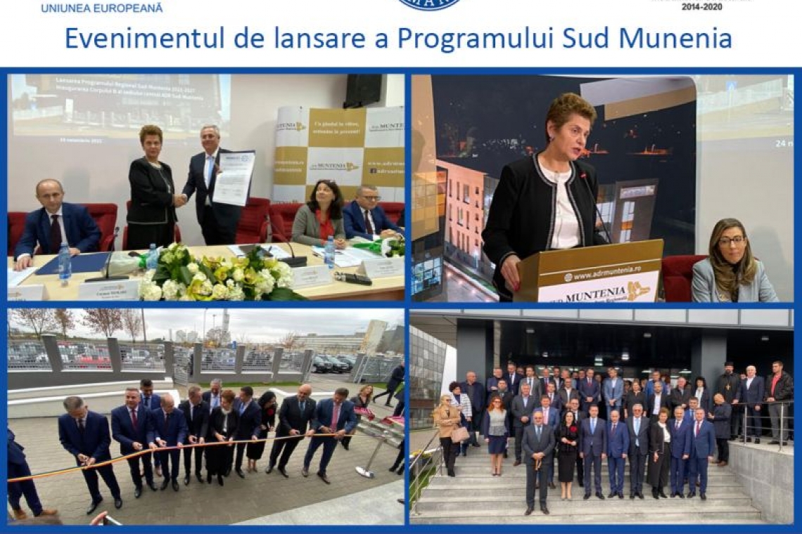 MIPE | Se dă start investițiilor și în regiunea Sud Muntenia prin lansarea Programului Regional Sud Muntenia - „Program nou în casă nouă!”