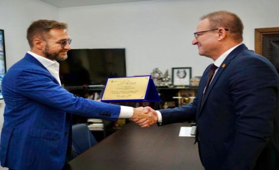 Parteneriat strategic pentru viitorul economic al Călărașiului: Primarul Marius Dulce s-a întâlnit cu CEO-ul Donalam, Carlo Beltrame