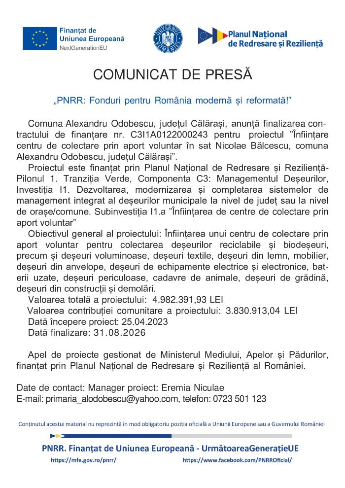 Finalizare proiect Alexandru Odobescu